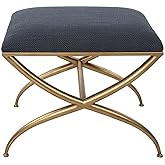 Uttermost Crossing - Small Bench-20 Inches Tall and 23.5 Inches Wide