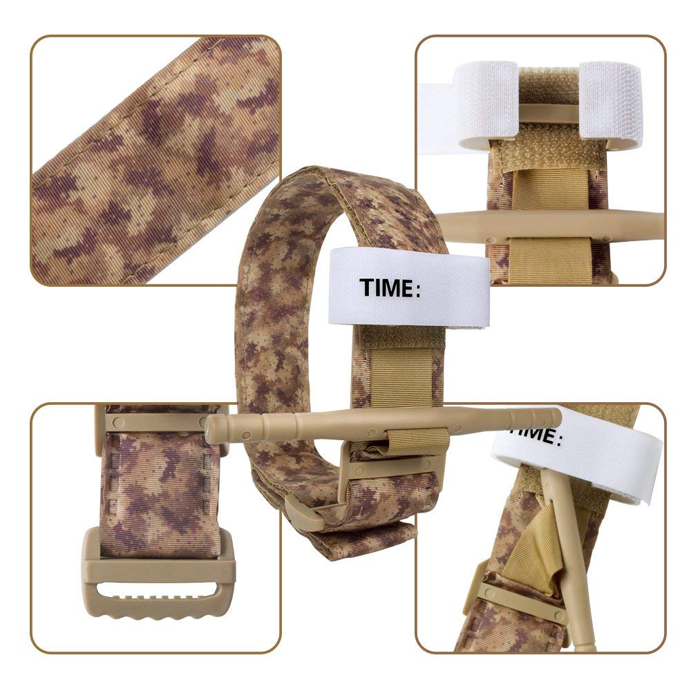 Tourniquet：Emergency Tourniquets, Combat Medical Tourniquet, Hiking First Aid Kit Military Tactical Tourniquet for Bleeding Control, Life Saving Hemorrhage Control, School Training (Army Green): Industrial & Scientific