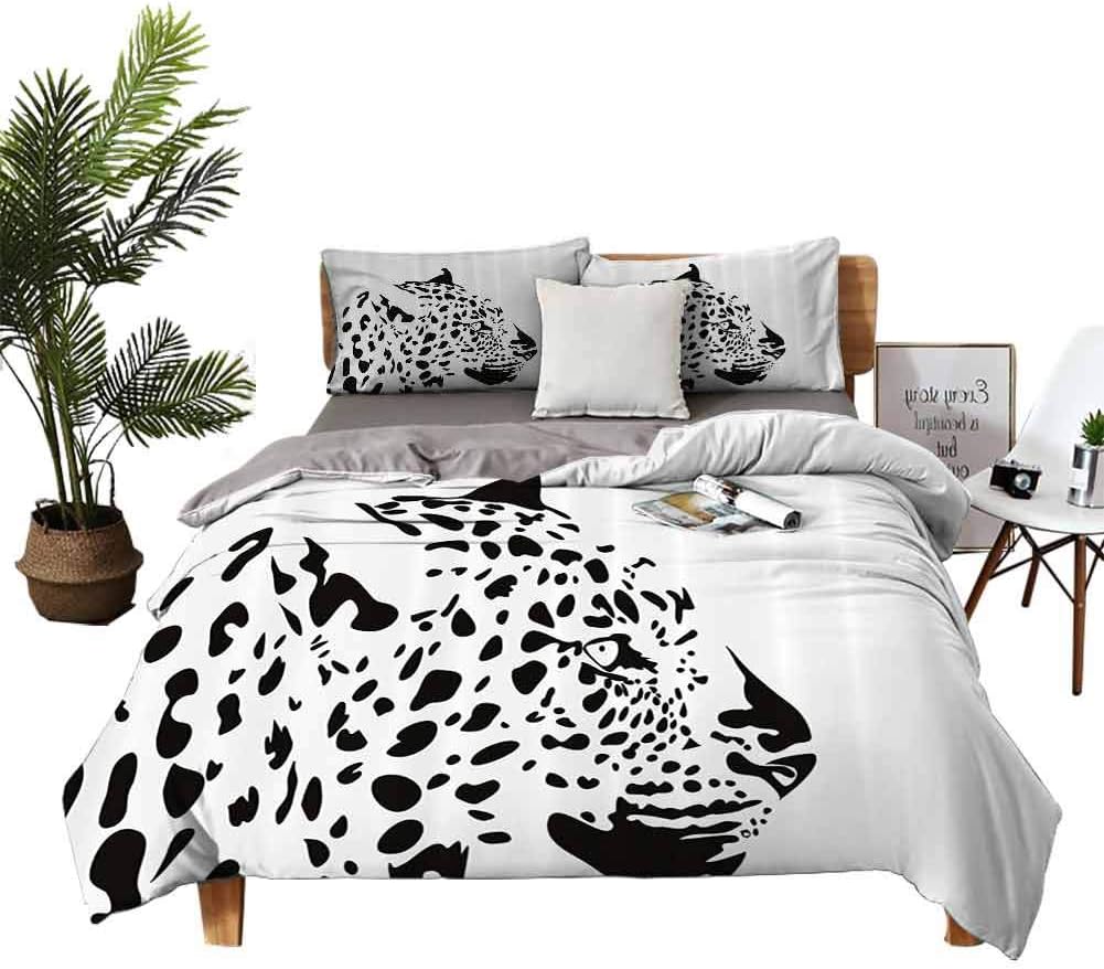 leopard print cot sheets