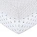TILLYOU Printed Crib Sheets Set for Baby Bed, 2 Pack - 100% Woven Cotton Fitted Crib Mattress Sheet, Soft & Breathable Toddler Sheets 28