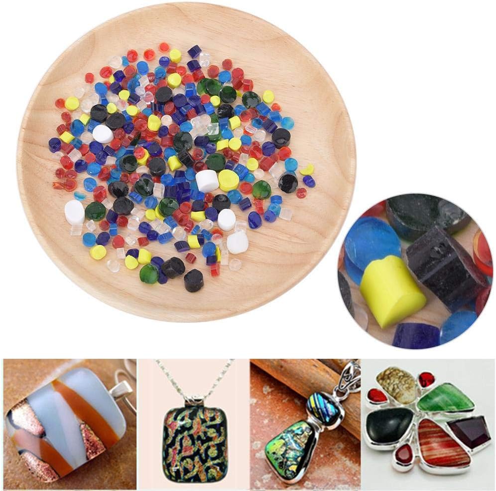 Stained Glass Making Home Millefiori Glass Mixed Color Thermal Fusing