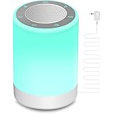 YYDSKIT Sound Machine,White Noise Machine for Baby with Night Light, 32 High Fidelity Sounds,Plug in,5 Timers & Memory Feature, Noise Machine for Baby Kids Adults,Home