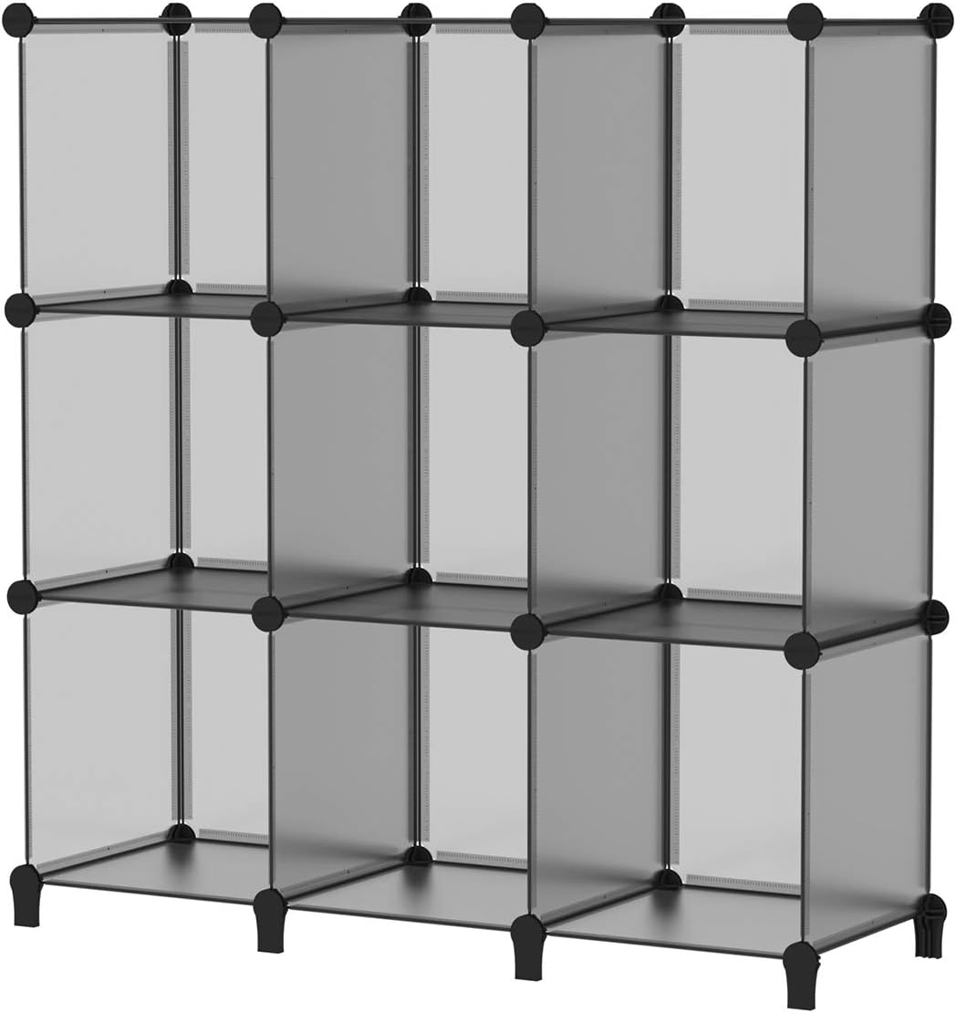SIMPDIY Storage Cube, 9 Cube Storage Unit bookcase Storage Cube DIY Storage Cube Shelf for Book