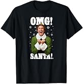 Elf OMG Santa Buddy the Elf Funny Christmas T-Shirt
