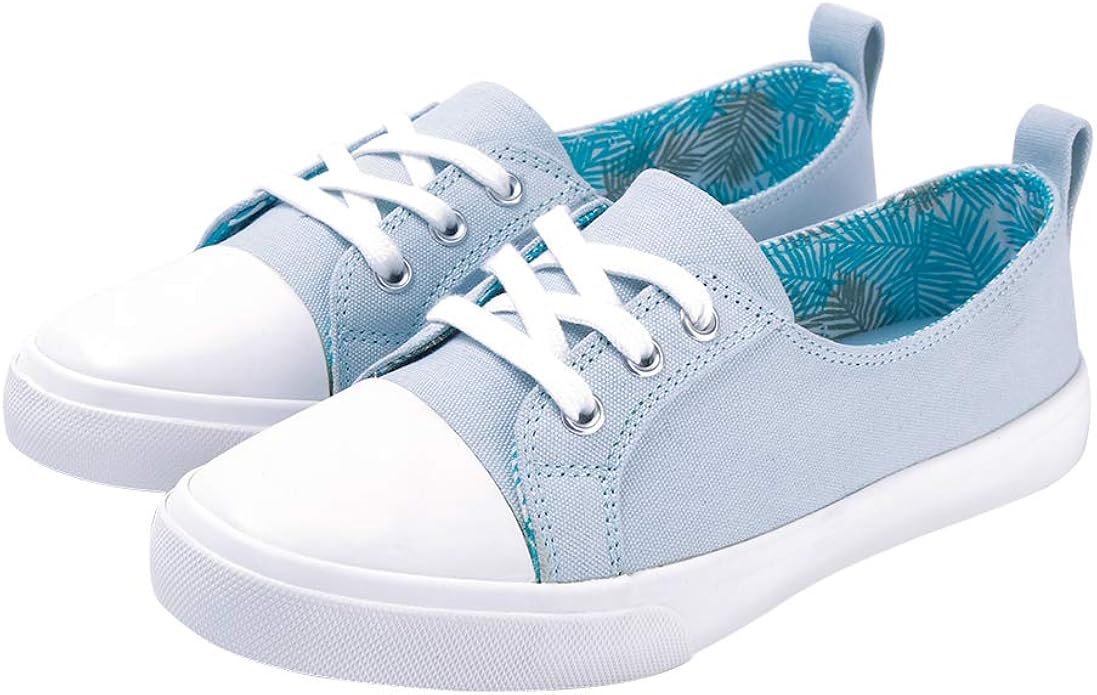 Buy eeken Aqua Blue Canvas Lightweight Casual Shoes for Women (by