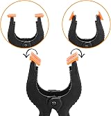 LOLYSIC 16Pcs 6 Inch Plastic Spring Clamps Heavy Duty Nylon Clips view 5