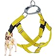 2 Hounds Design Freedom No Pull Dog Harness, Adjustable Harness, Easy Walking & Comfortable Control, Fits Small, Medium & Large Dogs, Solid Colors, Made in USA, 1" XL, Yellow