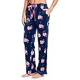 Ashford & Brooks Women's Plush Mink Fleece Pajama Sleep Pants