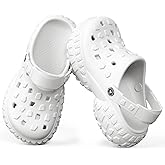 YASSIA Unisex Cloud Mens Clogs for Women Water Shoes Men Machine Washable Non-Slip Outdoor Camping Shower Shoes Quick-Dry Foam Slippers Barefoot Feel Aqua Socks Lightweight EVA Drainage Sandals