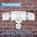 LED Security Lights, Motion Sensor Light Outdoor Flood Light with 3 Adjustable Heads, 4000LM, 42W, IP65 Waterproof for Garage, Patio, Garden, Porch, Yard
