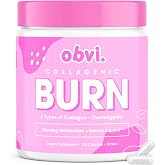 Obvi Collagenic Burn | Hydrolyzed Collagen Peptides + Green Tea Extract Supplement | Supports Metabolism &amp; Daily Wellness | with Biotin, B12 &amp; BioPerine | 30 Servings | 120 Capsules