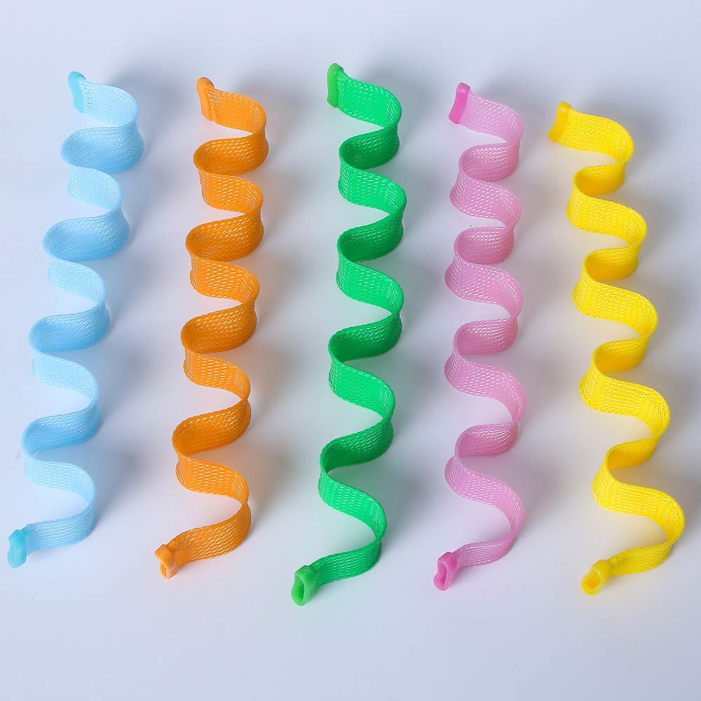 30 Pcs Wave Curls Formers Styling kit, Magic Water Ripple Hair Rollers, No Heat Hair Curlers Spiral Curls Styling Tools With 2 Pcs Styling Hooks, For Most Women Girls Hairstyles (30cm/11.8inch)… : Beauty