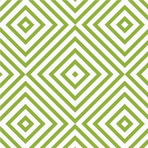 Caspari Entertaining 8914RSC 1.5 m Chevron Continuous Wrapping Paper Roll - Green