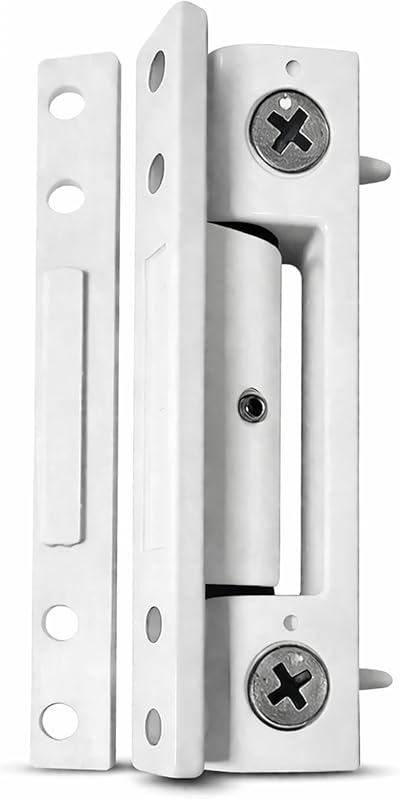 Avocet White UPVC Door Butt Hinge 100mm Double Glazed Patio Door Adjustable