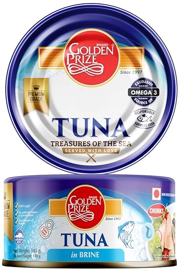 Golden Prize Tuna Chunks in Brine, 185g