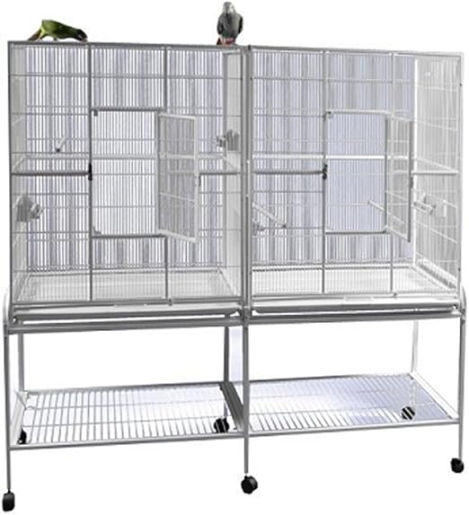 double flight bird cage