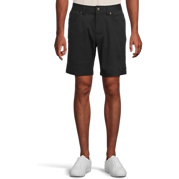 Short Prana Hybride 8 Homme Taille 31 – Gris Chiné Pour Baignade Et Détente