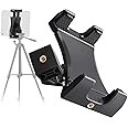 Tablet Tripod Mount Adapter-Jubor Rotatable 360° Tablet Tripod Holder Fits Phone, iPad, iPad Air, iPad Mini, iPad Pro 4.7-12.9" Screen, Use on Tripod, Monopod, Tabletop Tripod Stand, Selfie Stick, Etc