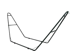 Sunnydaze Universal Double Hammock Stand Only - 550-Pound Capacity - Heavy-Duty Hammock Stand for Outside - Fits 9 to 14 Foot Hammocks - Green