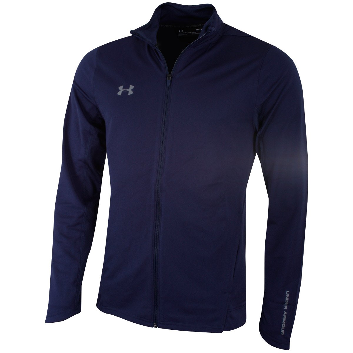 Under Armour mens Challenger II Knit Warm-Up, Tracksuit with Jacket and Joggers, Complete Sportswear Set, Navyblue, S