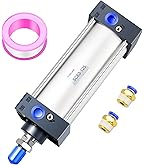 Baomain Pneumatic Air Cylinder SC 63 X 400,PT 3/8, Bore 2 1/2