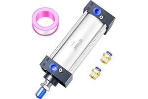 TAILONZ PNEUMATIC Air Cylinder SC 63-125 PT 3/8; Bore: 2 1/2 inch, Stroke: 5 inch, Screwed Piston Rod Dual Action