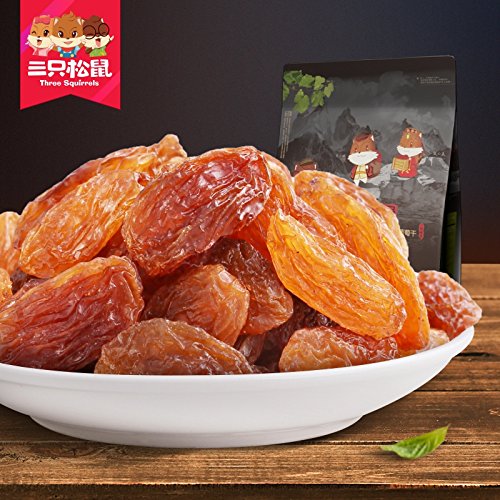 CHIY-GBC Ltd Chinese tasty snack, tea ceremony [three squirrels _ rose red currant 280g] leisure snacks CHIY-GBC Ltd Chinese tasty snack, tea ceremonyecialty dried fruit Xinjiang raisins