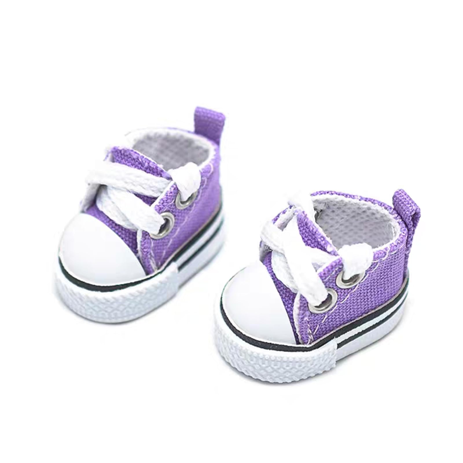 Mini Doll Shoes, 1 Pair Cute Lace Up Canvas