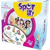 SPOT IT! - Disney Princess (ECO Box ML) - Observation Game - Ages 6+ - 2 to 8 Players - Less Than 15 Minutes - A Game by Zygo