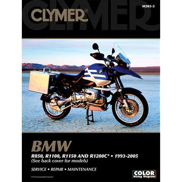 BMW R1100RT R1100RS R1100R R1100GS R850R R850GS repair manual: BMW