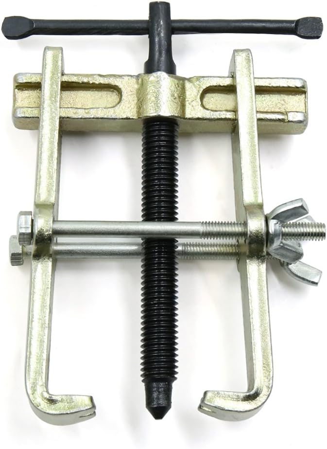 Adjustable Two Jaw Pilot Bearing Puller Tool Carbon Steel Pump Pulley Remover Straight Type Size