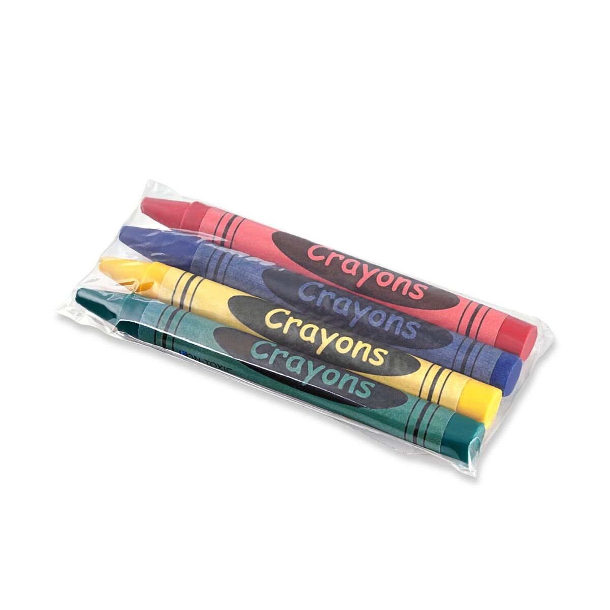 Restaurant Crayons 50 4 Packs of Crayons in Cello Bags by CrayonKing