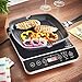 VonShef Portable Digital Electric Induction Countertop Cooktop Burner Hob - Black