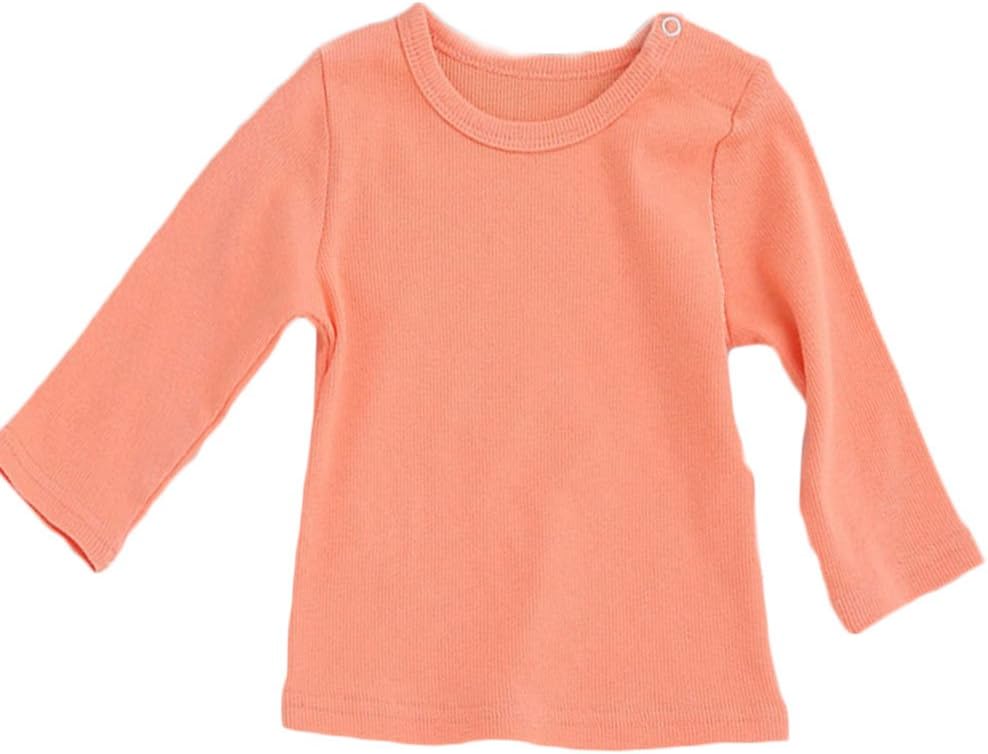 Unisex Baby Shirt Cotton Long Sleeve Tee Infant Tops