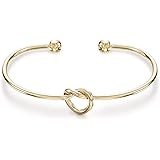 PAVOI 14K Gold Plated Forever Love Knot Infinity Bracelets for Women | Gold Bracelet for Women