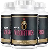 Nature’s NutriWave Vigortrix – 100% Natural Men’s Wellness Supplement with Niacin, Zinc & Herbal Blend – Made in USA - 30 Capsules, 3 Month Supply