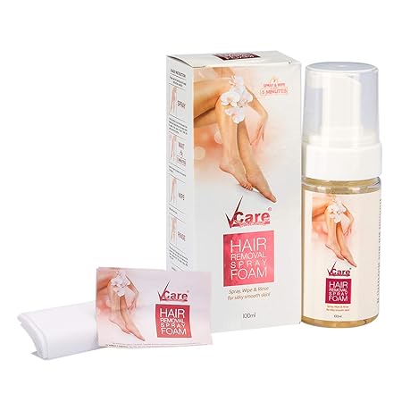 Vcare Hair Removal Spray Foam 100ml (Pack Of 1)