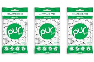 PUR Gum Spearmint, 55Count, 3 Pack