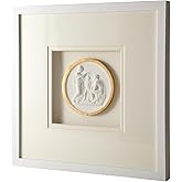 Sculpture Wall Art,French Vintage Decor with Framed,Aesthetic Gold Paintings for Home Living Room Bedroom Office and House Ga