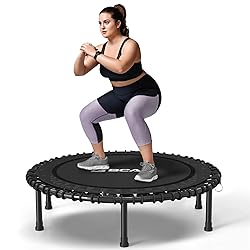 BCAN 40" Adult Fitness Trampoline with Durable