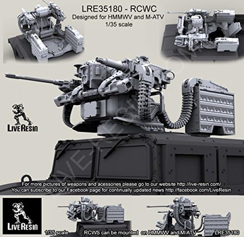 Live Resin 1:35 Remote Controlled Weapon Station For HMMWV &amp; M-ATV #LRE35180