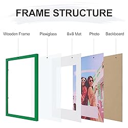 Vittanly 12x12 Picture Frame, Display Pictures 8x8