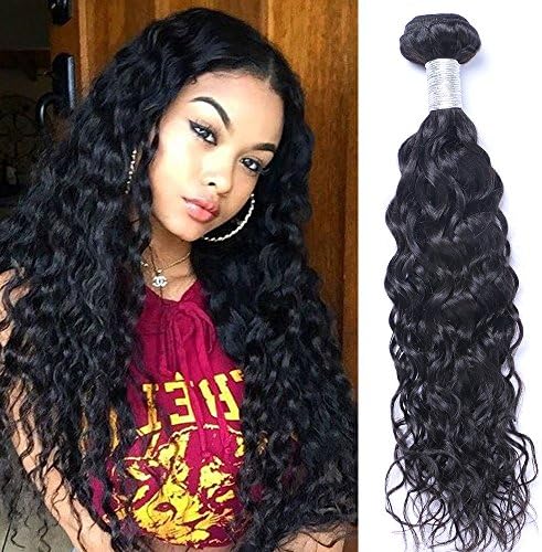 Loli Wang 8A Brazilian Virgin Hair Water Wave Wet And Wavy Human Hair 4 Bundles Unprocessed Virgin Brazilian Hair (16 18 20 +14)