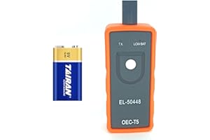 MOCATEC Chevy TPMS Relearn Tool with Battery GM TPMS Relearn Tool Chevy TPMS Reset Tool TPMS Programming Tool for GM Chevrolet Cadillac Buick GMC Tire Pressure Sensor Reset Tool EL 50448