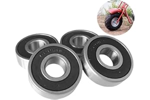 WASYDY Mini Bike Front Rear Wheel Bearing Kit 6201RS Wheel Bearing Go Kart Parts For Coleman CT100U CC100X KT196 Baja Doodlebug DB30 79cc 100cc Motovox MBX10 MBX11 Realtree RT100 RT200 Mini Bike Parts