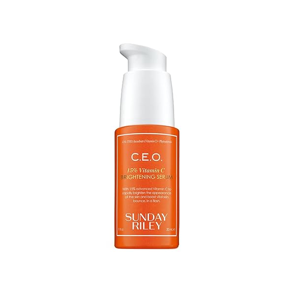 SUNDAY RILEY C.E.O. 15% VITAMIN C BRIGHTENING SERUM,...