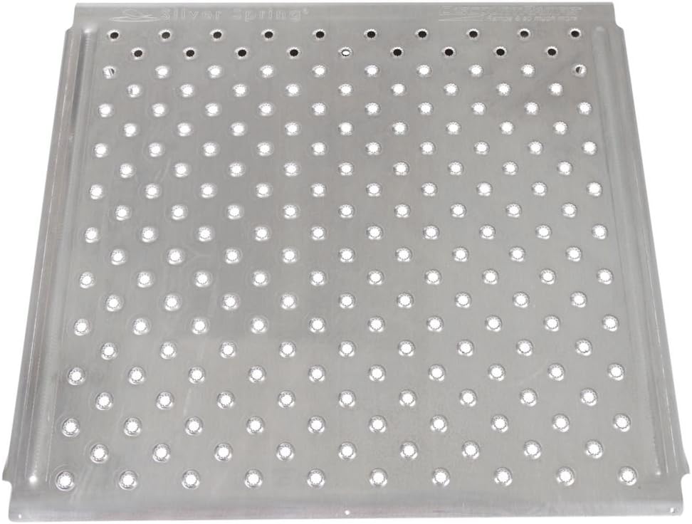 Silver Spring 6" High Aluminum Adjustable Threshold Ramp - 26" L x 28" W: Automotive