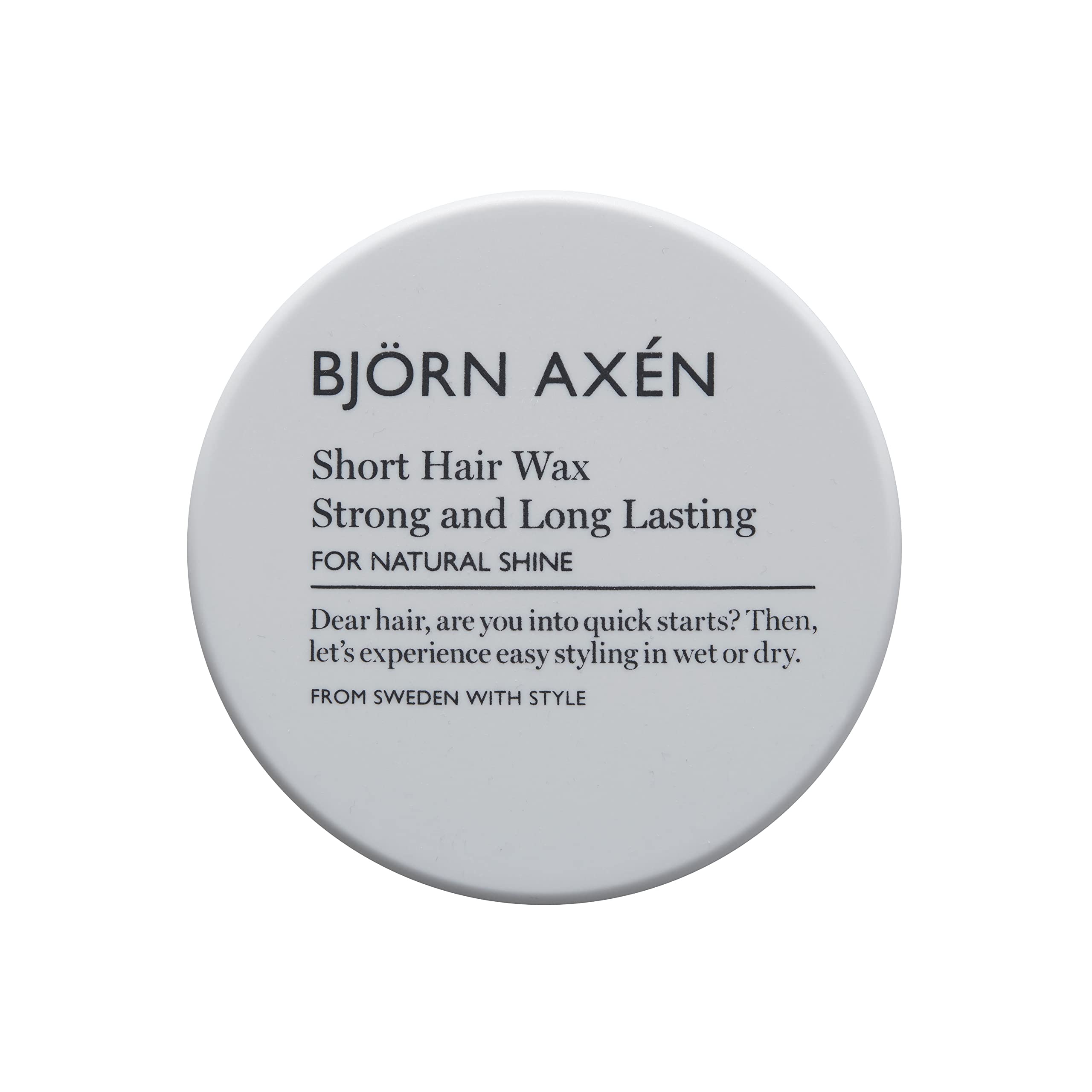 Bjorn Axen Short Hair Wax Strong and Long Lasting For Unisex 2.7 oz Wax
