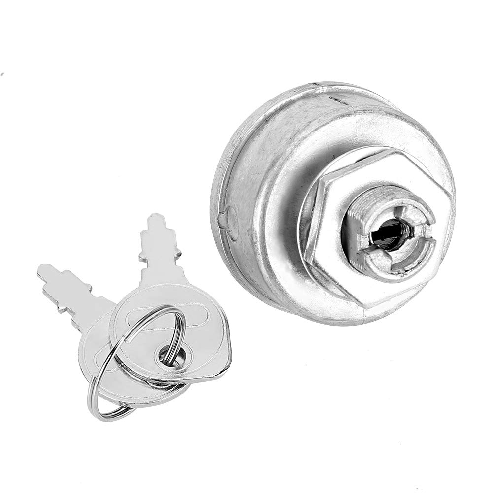 Ignition Switch, Key Switch, High Strength Metal with 2 keys for Lawn Mower