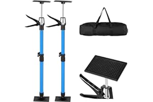 Aukivon Cabinet Jacks for Installing Cabinets, 19.7'' to 45.3'' Adjustable Support Pole, Third Hand Tool with 120 lbs Capacity for Cabinet Jack, Drywall Jack& Cargo Bars, 2-Pack